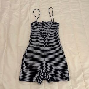 Zara striped romper